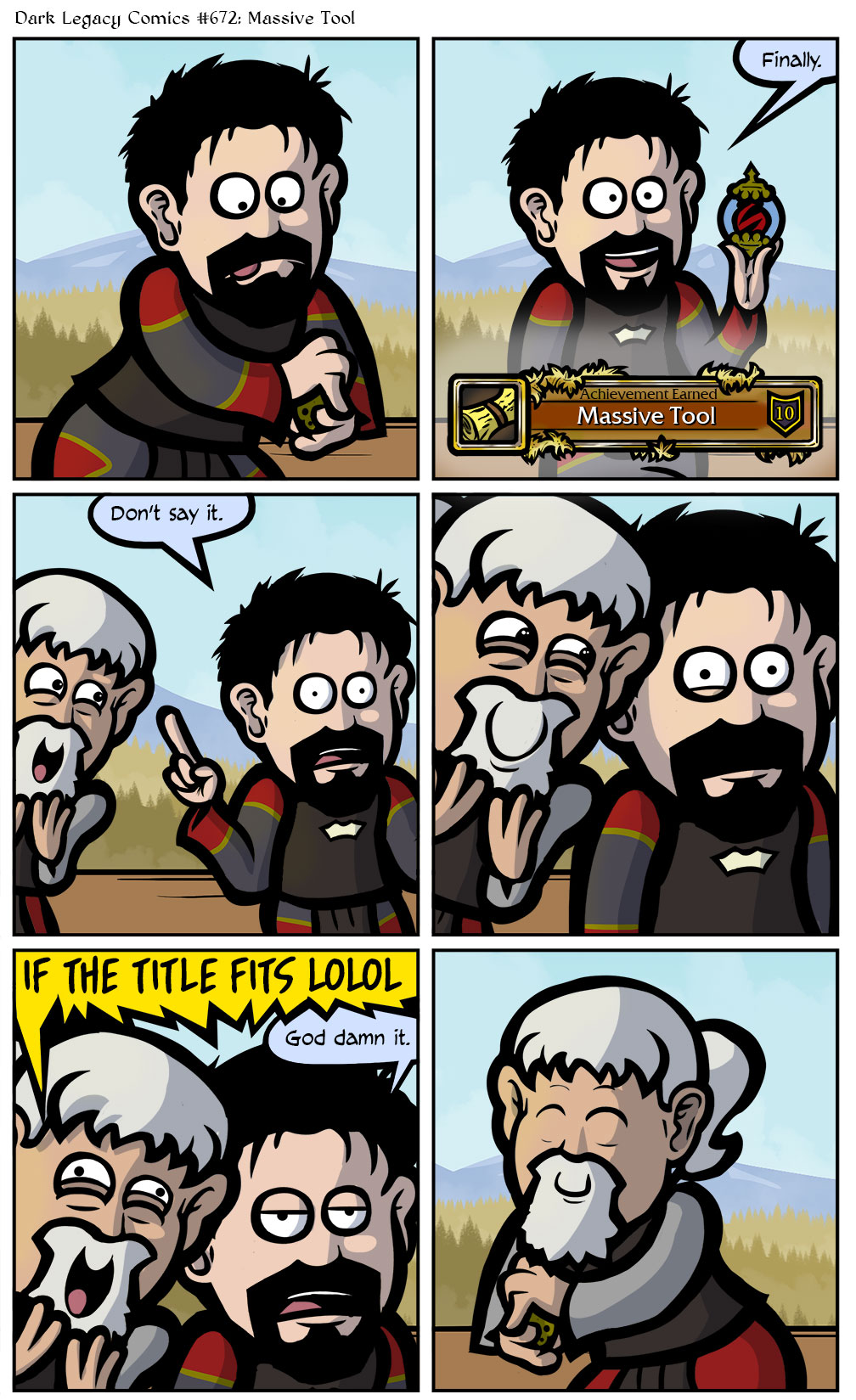 Dark Legacy Comics #672: simpatia inopportuna 672