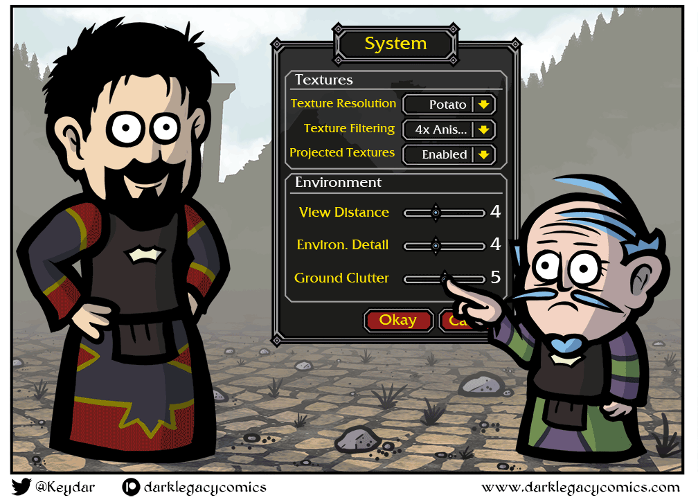 Dark Legacy Comics #735: incremento grafico 735a